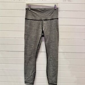 Lululemon Gray High-Waisted Leggings